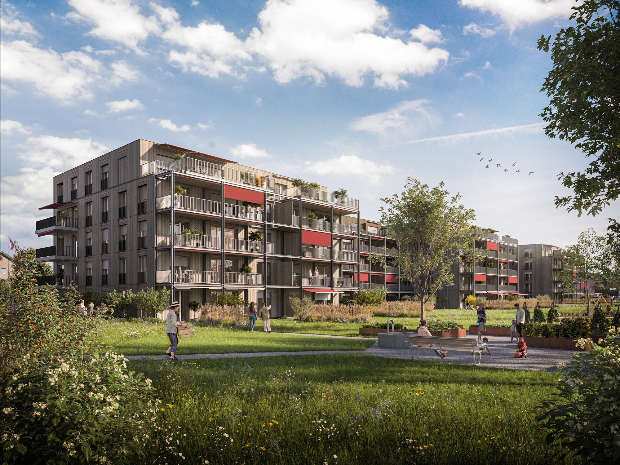 Winterthur (ZH), complesso residenziale e commerciale «7 am Park»