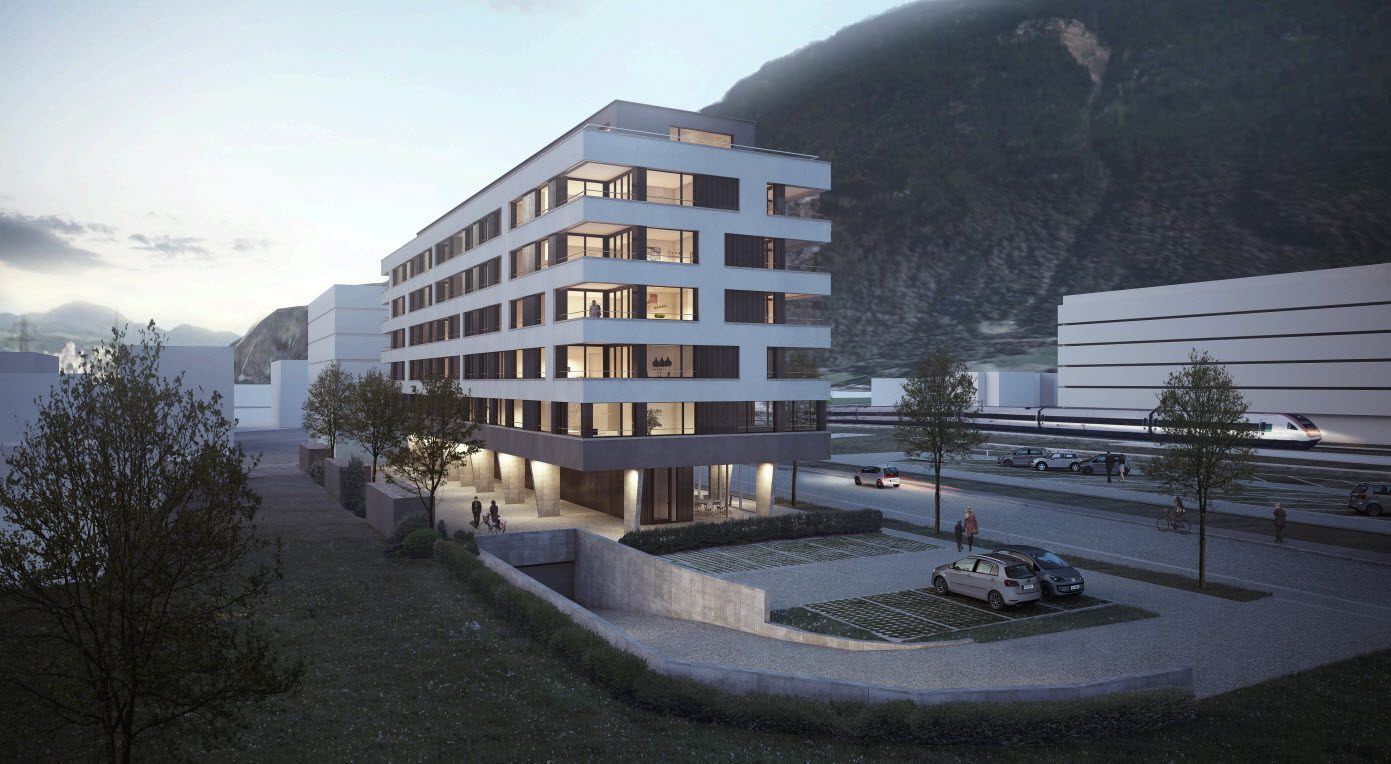 Altdorf (UR), “Vena” residential and commercial building